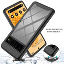 For Google Pixel 7 Pro 5G Starry Sky Solid Color Series PC + TPU Phone Case(Black)