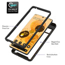 For Google Pixel 7 Pro 5G Starry Sky Solid Color Series PC + TPU Phone Case(Black)