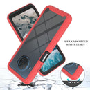 For Nokia X100 Starry Sky Solid Color Series PC + TPU Phone Case(Red)