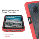 For Nokia X100 Starry Sky Solid Color Series PC + TPU Phone Case(Red)
