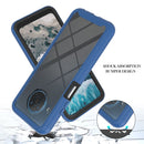 For Nokia X100 Starry Sky Solid Color Series PC + TPU Phone Case(Blue)