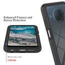 For Nokia X100 Starry Sky Solid Color Series PC + TPU Phone Case(Black)