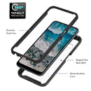 For Nokia X100 Starry Sky Solid Color Series PC + TPU Phone Case(Black)