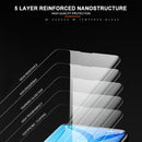 UV Liquid Curved Full Glue Tempered Glass Film For vivo X80 / X80 Pro