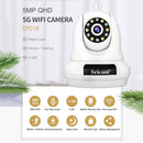 Sricam SP018 Full Color Night Vision 5MP Ultra HD Dual-band WiFi Camera, US Plug