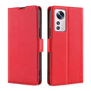 For Xiaomi 12 Pro Ultra-thin Voltage Side Buckle Flip Leather Case(Red)