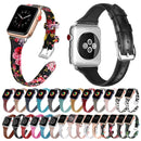 Genuine Leather Watch Band For Apple Watch Series 7 45mm / 6&SE&5&4 44mm / 3&2&1 42mm(Brown)