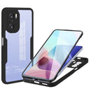 For Xiaomi Redmi K40 Acrylic + TPU 360 Degrees Full Coverage Phone Case(Black)