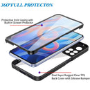For Xiaomi Redmi Note 11 Acrylic + TPU 360 Degrees Full Coverage Phone Case(Green)