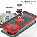 For Xiaomi Redmi 10C Q Shadow 1 Series TPU + PC Ring Holder Phone Case(Royal Blue)