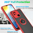 For Xiaomi Redmi 10C Q Shadow 1 Series TPU + PC Ring Holder Phone Case(Royal Blue)
