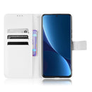 For Xiaomi 12 / 12X Diamond Texture Leather Phone Case(White)