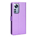 For Xiaomi 12 Pro Diamond Texture Leather Phone Case(Purple)
