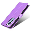 For Xiaomi 12 Pro Diamond Texture Leather Phone Case(Purple)