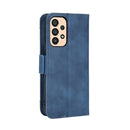 For Samsung Galaxy A33 5G Skin Feel Calf Pattern Horizontal Flip Leather Phone Case(Blue)