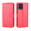 For Samsung Galaxy M53 5G Crazy Horse Texture Horizontal Flip Phone Leather Case(Red)