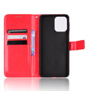 For Samsung Galaxy M53 5G Crazy Horse Texture Horizontal Flip Phone Leather Case(Red)