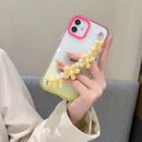 Gradient Flower Bracelet Phone Case For iPhone 11(Pink)