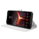 For Asus ROG Phone II ZS660KL Diamond Texture Leather Phone Case(White)