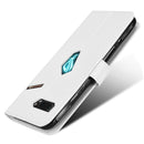 For Asus ROG Phone II ZS660KL Diamond Texture Leather Phone Case(White)