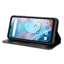 For Umidigi Bison X10S / X10S NFC Magnetic Buckle Retro Texture Leather Phone Case(Black)