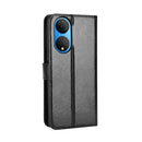For Honor X7 Retro Crazy Horse Texture Leather Phone Case(Black)
