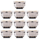 10 PCS Charging Port Connector For vivo S12 / Y76S