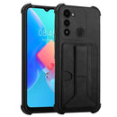 For Tecno Spark Go 2022/Spark 8C/KG5 Dream Holder Card Bag Shockproof Phone Case(Black)