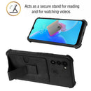 For Tecno Spark Go 2022/Spark 8C/KG5 Dream Holder Card Bag Shockproof Phone Case(Black)