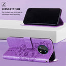 For Nokia G50 Embossed Butterfly Leather Phone Case(Light Purple)