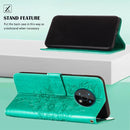 For Nokia G50 Embossed Butterfly Leather Phone Case(Green)
