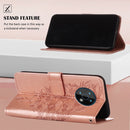 For Nokia G50 Embossed Butterfly Leather Phone Case(Rose Gold)