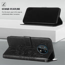 For Nokia G50 Embossed Butterfly Leather Phone Case(Black)