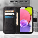 For Nokia G50 Embossed Butterfly Leather Phone Case(Black)