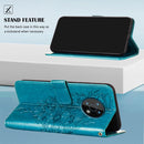 For Nokia G50 Embossed Butterfly Leather Phone Case(Blue)
