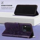 For Tecno Spark 8 Embossed Butterfly Leather Phone Case(Dark Purple)
