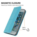 For Sony Xperia 1 IV Woven Texture Stitching Magnetic PU Leather Phone Case(Blue)