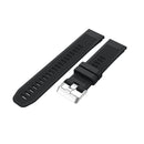 For Garmin Fenix 5 Silicone Watch Band(Black)