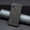 For Infinix Note 11 Rhombus Texture Magnetic Leather Phone Case(Black)