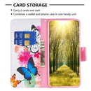 For Infinix Hot 11s NFC Colored Drawing Pattern Leather Phone Case(Butterfly)