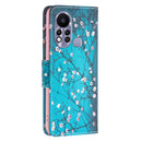 For Infinix Hot 11s NFC Colored Drawing Pattern Leather Phone Case(Plum Blossom)