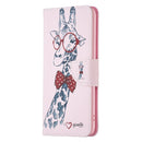 For Infinix Hot 11s NFC Colored Drawing Pattern Leather Phone Case(Giraffe)