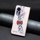 For Infinix Hot 11s NFC Colored Drawing Pattern Leather Phone Case(Giraffe)