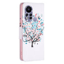 For Infinix Hot 11s NFC Colored Drawing Pattern Leather Phone Case(Little Tree)
