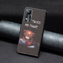 For Infinix Note 11 Colored Drawing Pattern Leather Phone Case(Bear)
