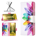 For Infinix Note 11 Colored Drawing Pattern Leather Phone Case(Sun Flower)