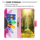 For Infinix Note 11 Colored Drawing Pattern Leather Phone Case(Sun Flower)