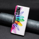 For Infinix Note 11 Colored Drawing Pattern Leather Phone Case(Sun Flower)