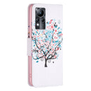For Infinix Note 11 Colored Drawing Pattern Leather Phone Case(Little Tree)