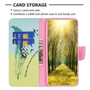 For Infinix Note 11 Colored Drawing Pattern Leather Phone Case(Feather)